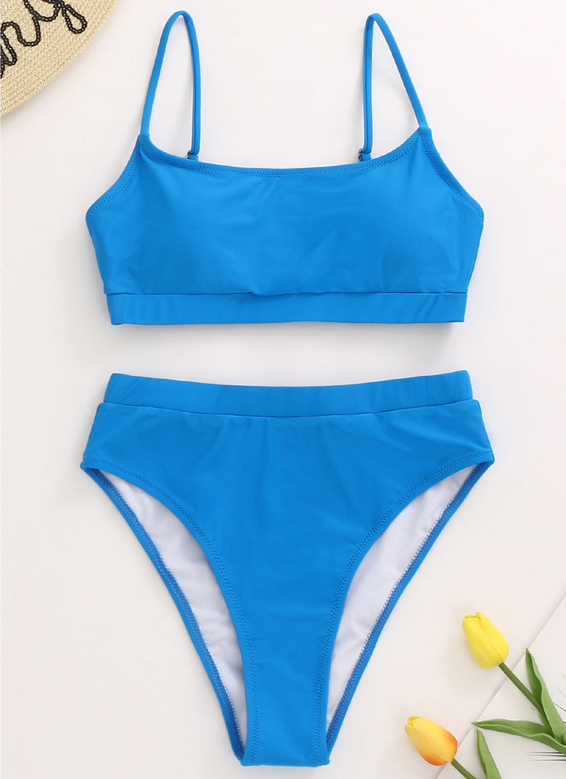 High Waisted Swimsuits Two Piece Bathing Suit