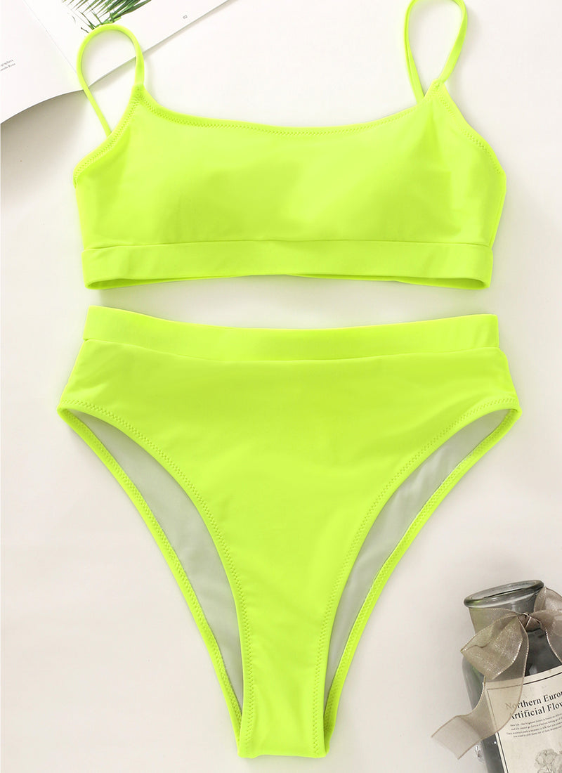 High Waisted Swimsuits Two Piece Bathing Suit