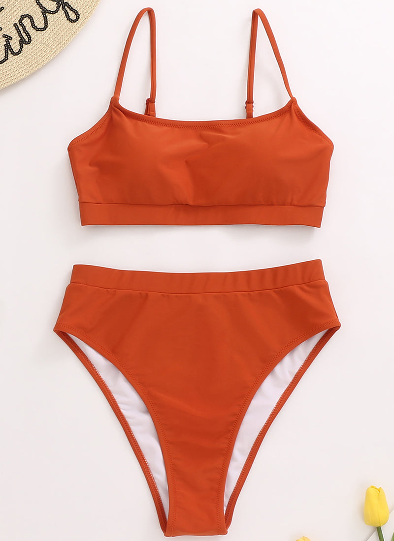 High Waisted Swimsuits Two Piece Bathing Suit