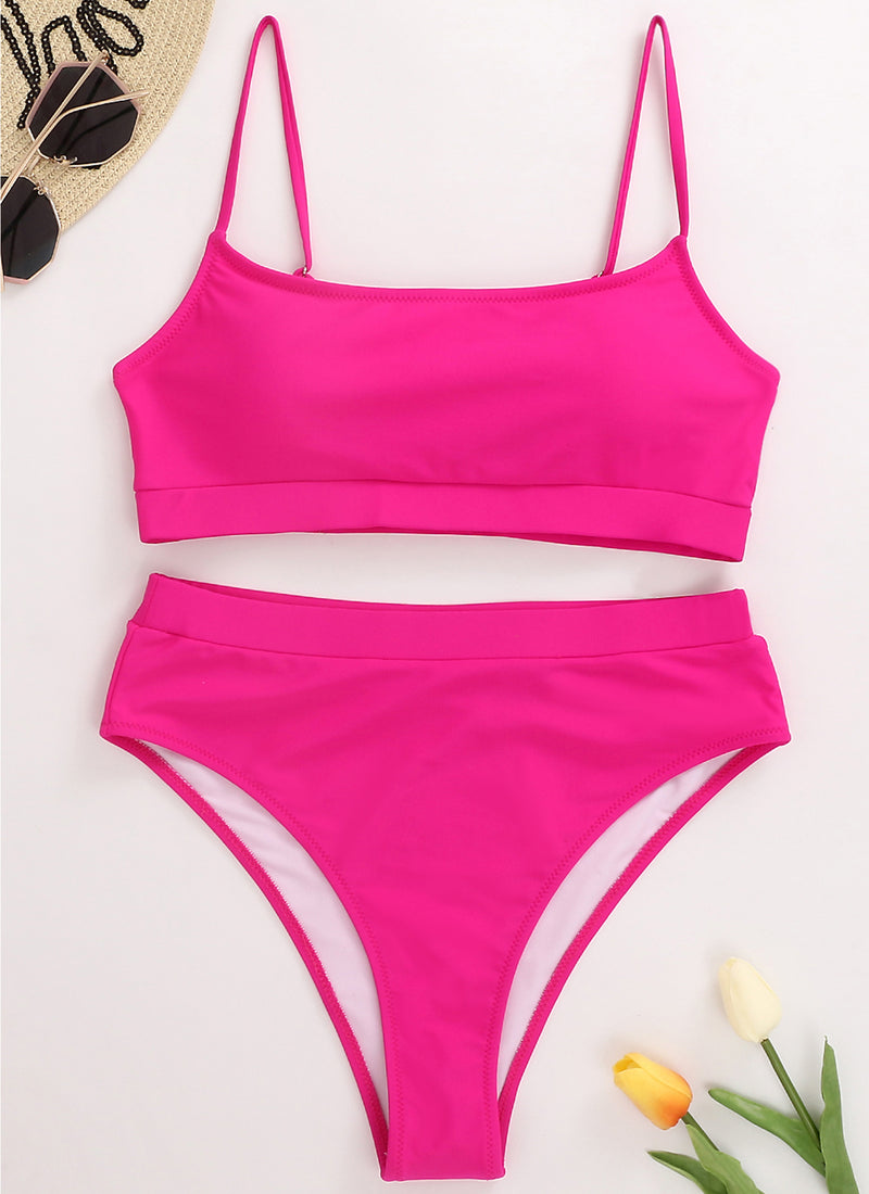 High Waisted Swimsuits Two Piece Bathing Suit