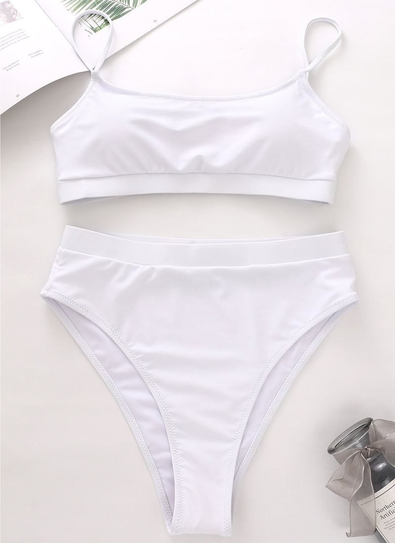 High Waisted Swimsuits Two Piece Bathing Suit