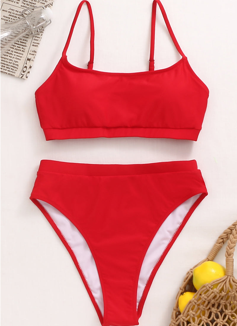 High Waisted Swimsuits Two Piece Bathing Suit