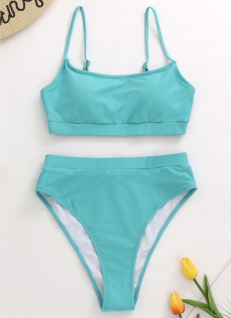 High Waisted Swimsuits Two Piece Bathing Suit