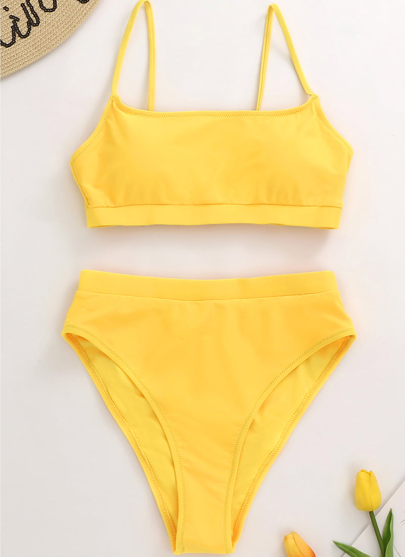 High Waisted Swimsuits Two Piece Bathing Suit