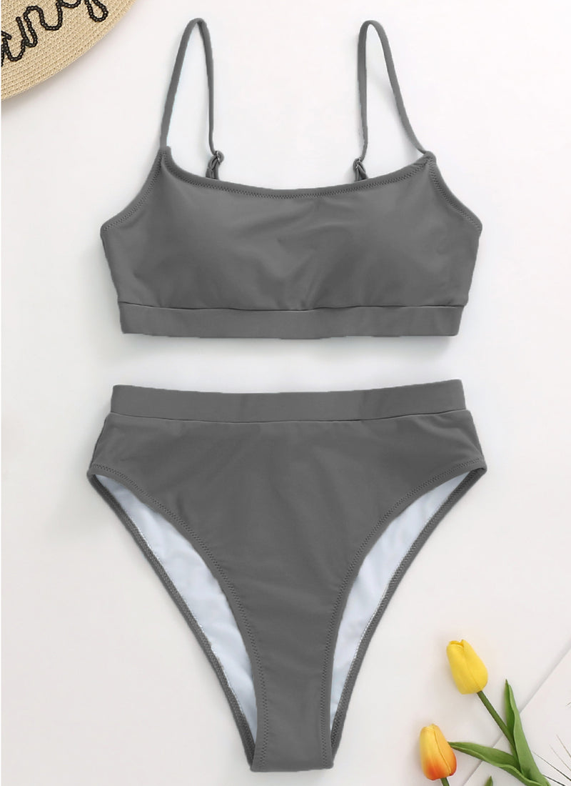 High Waisted Swimsuits Two Piece Bathing Suit