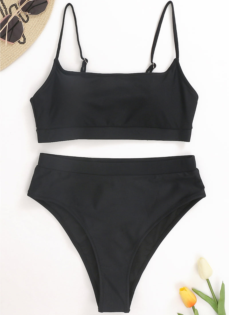 High Waisted Swimsuits Two Piece Bathing Suit