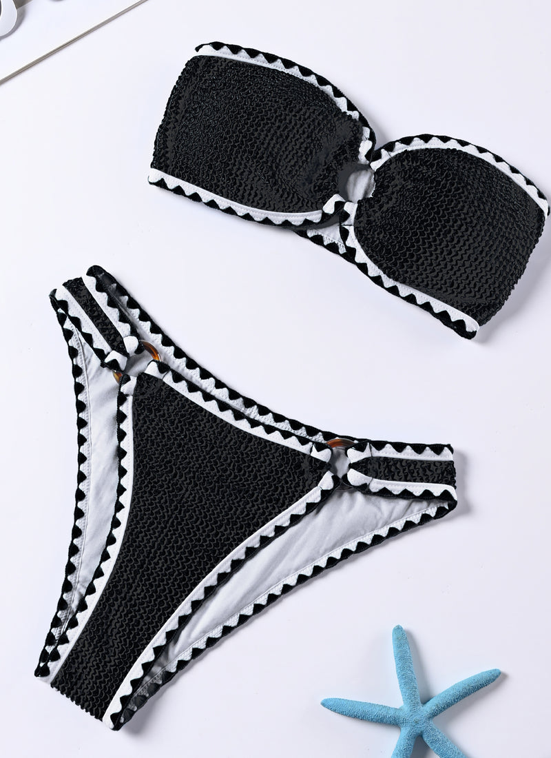 Sexy Off Shoulder High Cut Bikini Sets