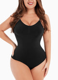 Solid Shapewear Tummy Control Bodysuits