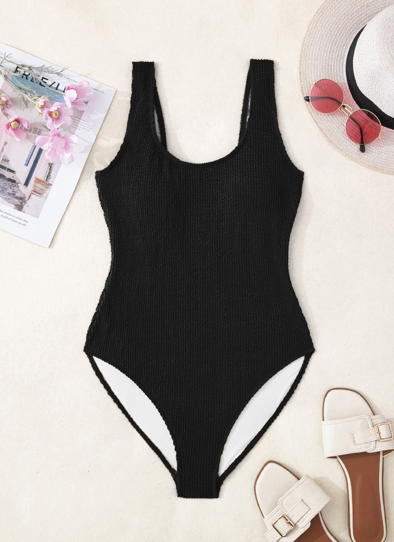 One Piece Swimsuit Ribbed Swimwear