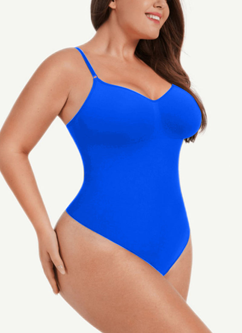 Solid Shapewear Tummy Control Bodysuits