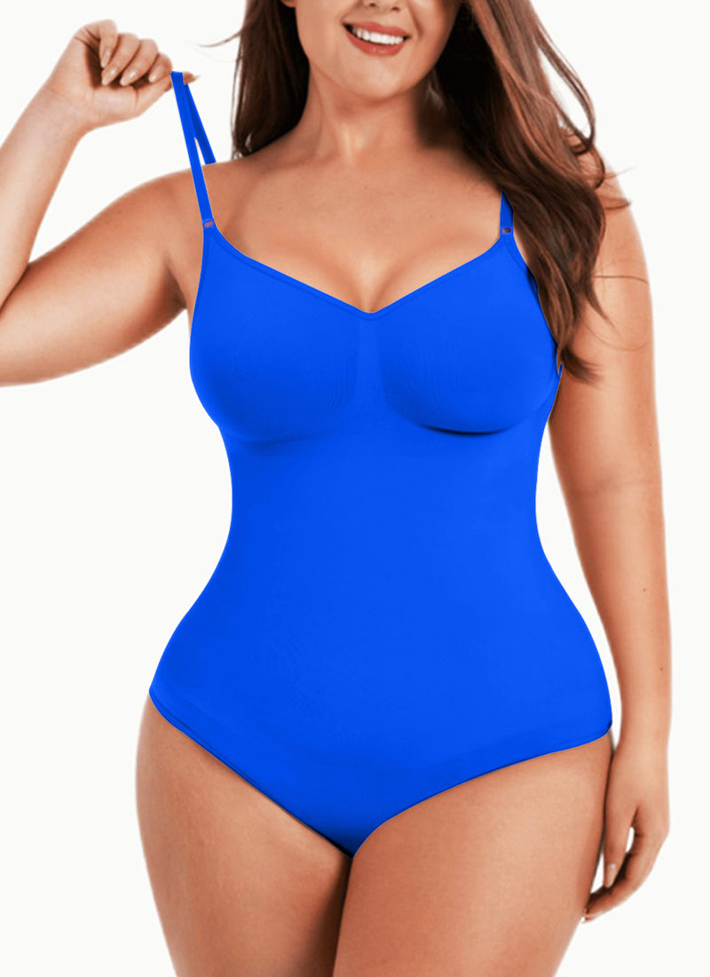 Solid Shapewear Tummy Control Bodysuits