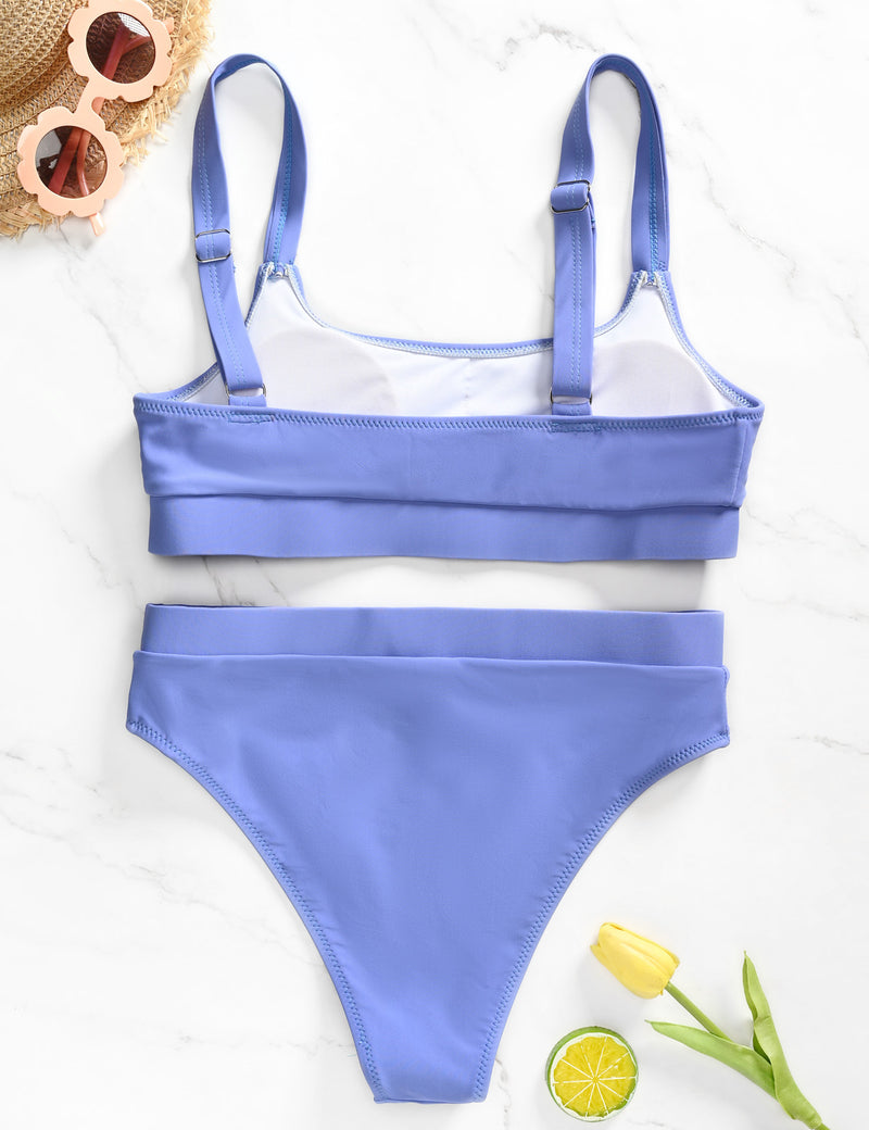 High Waisted Bikini Sets Sporty