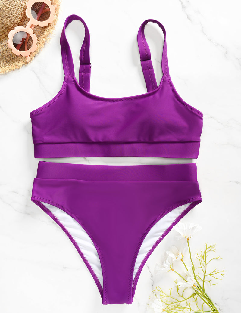 High Waisted Bikini Sets Sporty