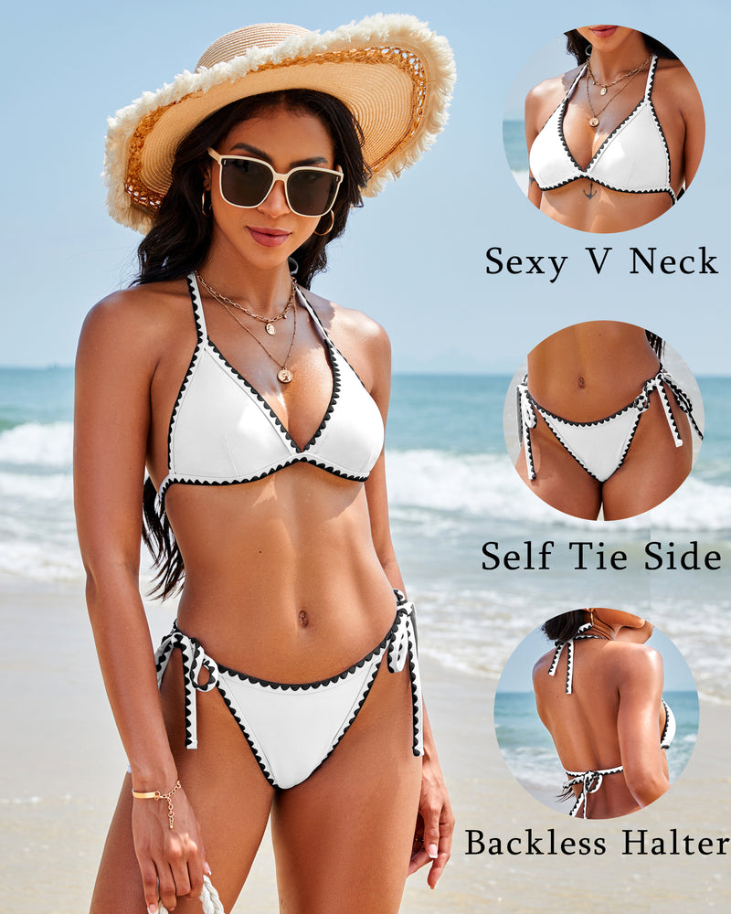 Brazilian Thong Bikini Sets Triangle 2 Piece